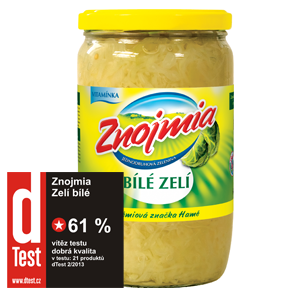 Zelí bíle Znojmia - vítěz testu