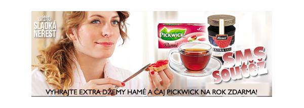 Vyhrajte džemy Hamé a čaj Pickwick na rok zdarma!